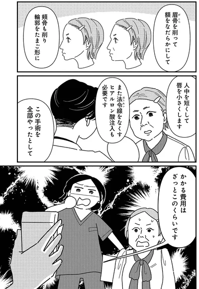 『女の人生に整形って必要ですか？～美容整形の裏側がカオスだった話～』より