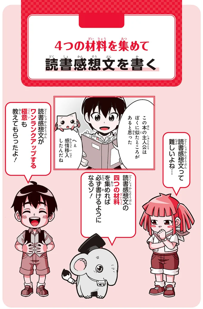 『のびーる国語　究極の作文力　読書感想文・意見文・手紙他』より