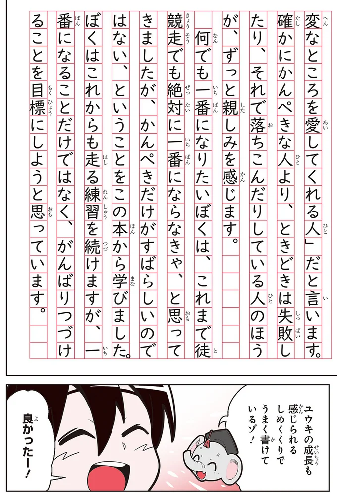 『のびーる国語　究極の作文力　読書感想文・意見文・手紙他』より