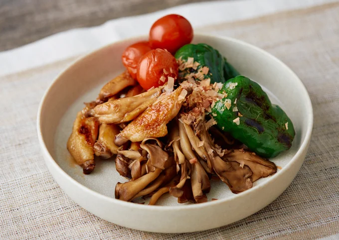 鶏手羽の夏野菜煮