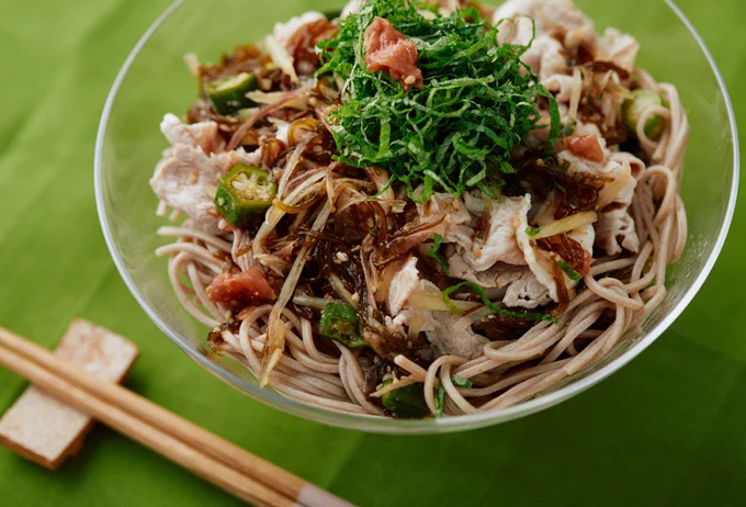 梅もずく蕎麦