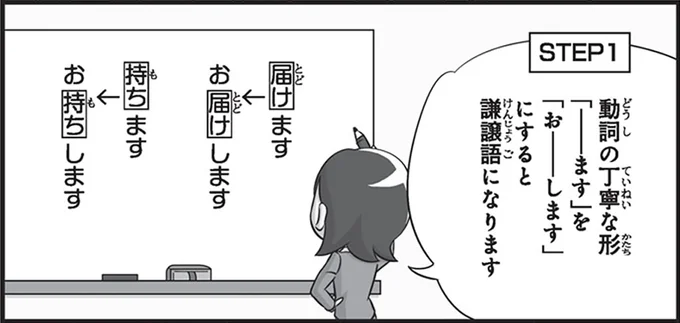 動詞を謙譲語にするには
