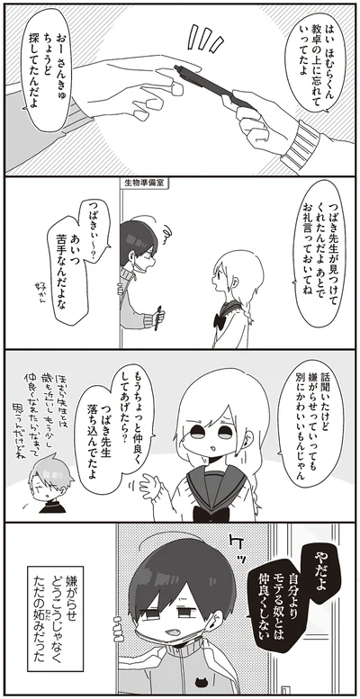 自分よりモテる奴とは仲良くしない