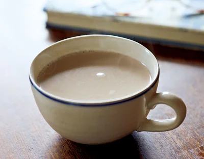 ホット麦茶チャイ