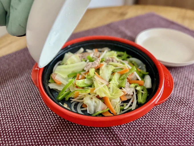 野菜炒めの完成♪