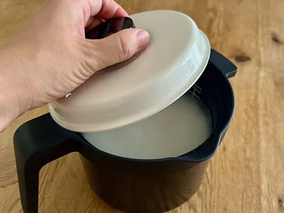 フタをして密閉させます