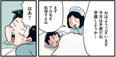 まず下の毛を処理するね