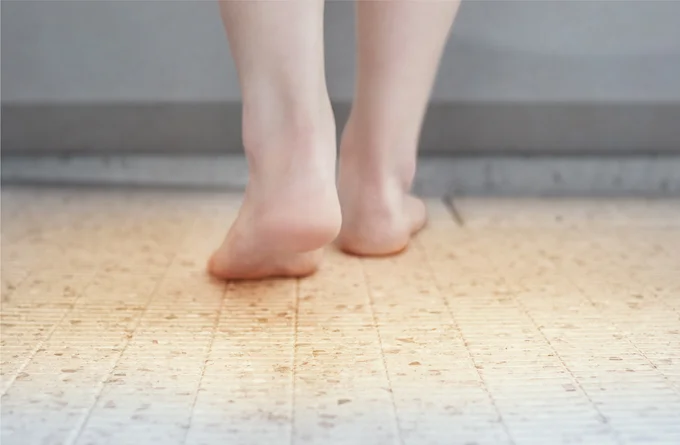 １歩目から浴槽が暖かい！