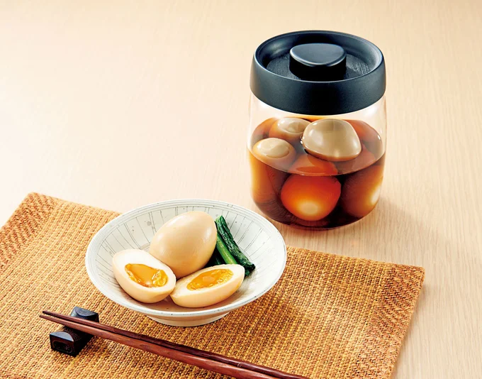 指で押すだけで真空に!