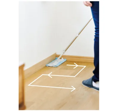 まずは拭くときの始点と終点を決める