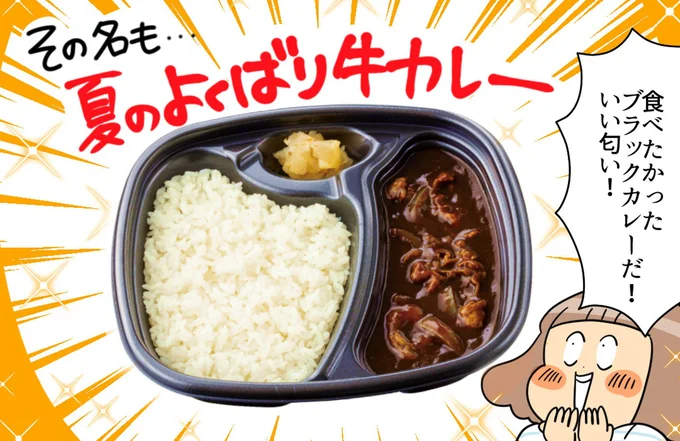 「夏のよくばり牛カレー」