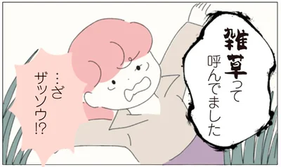 雑草って呼んでました
