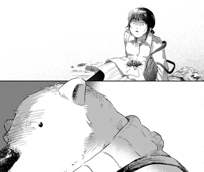 街中で服を着たシロクマに遭遇！死んだフリをした方がいい!?／家政婦のクマさん（2）