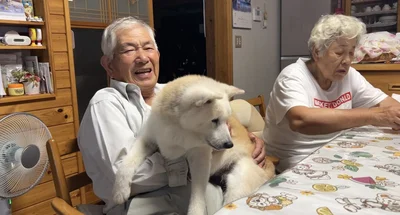 お母さんが旅行中だといつも以上に過保護になるご家族▶抱っこが大好き！（⇒次へ）