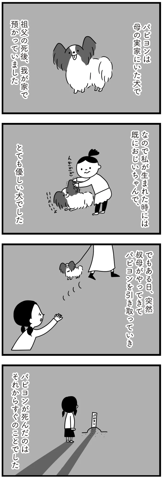 とても優しい犬でした