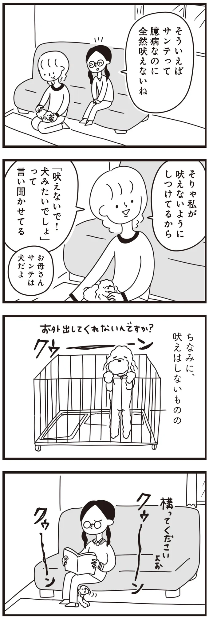 『おはよう、サンテ　不登校の私を救った愛犬との日々』より