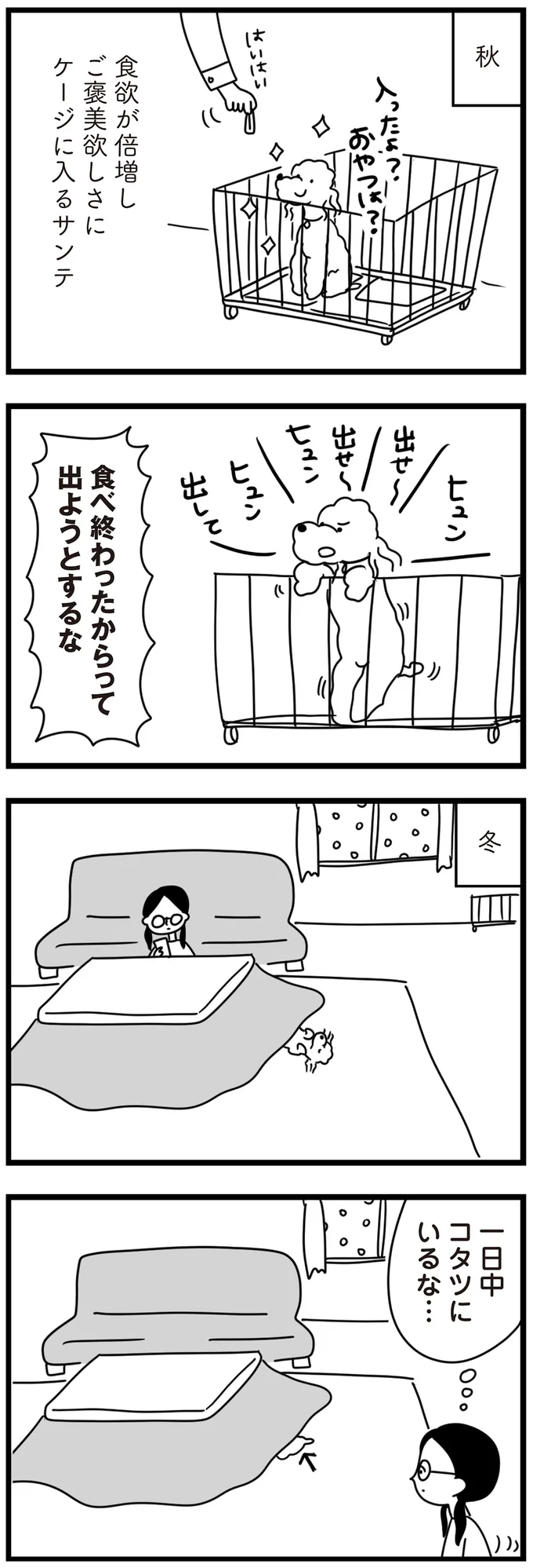 『おはよう、サンテ　不登校の私を救った愛犬との日々』より