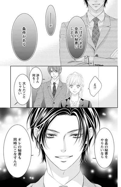 オレの秘書も同時にこなすんだ