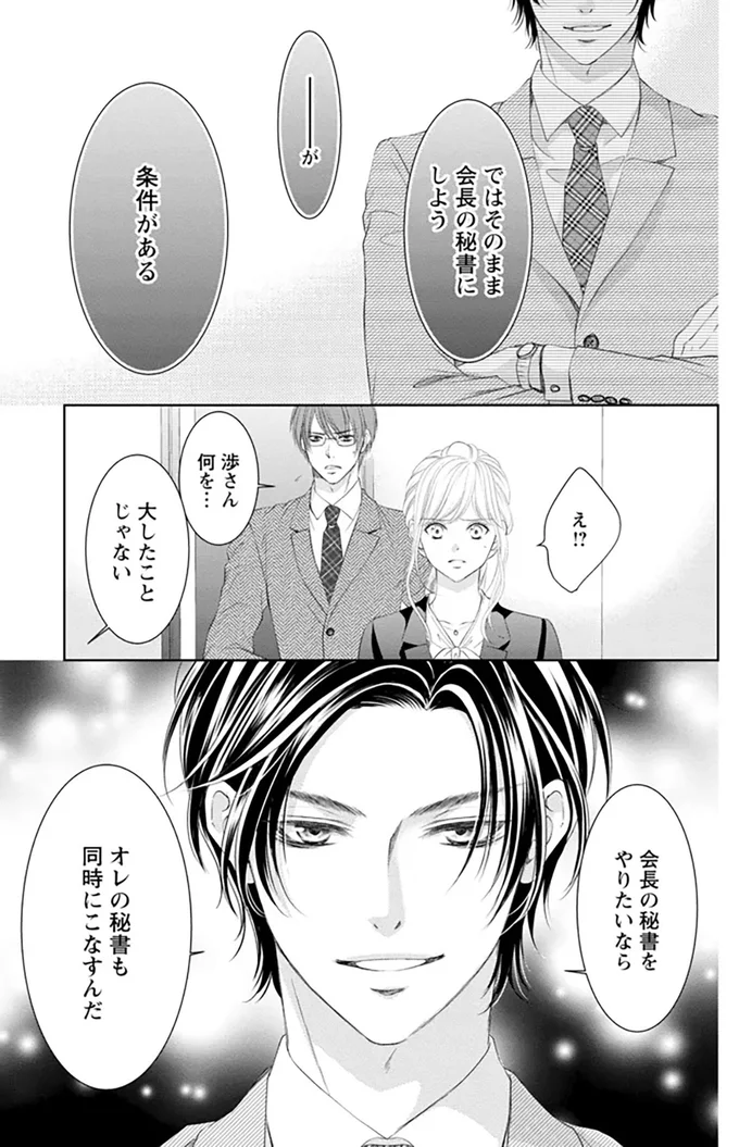 オレの秘書も同時にこなすんだ