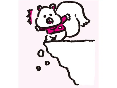 山の中では滑落や落石に注意！