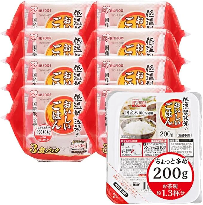 アイリスオーヤマ パックご飯 200g x 24個