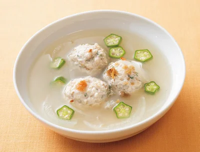 梅干しパワーで疲労物質を排出！「鶏だんごのさっぱり梅スープ」／美腸栄養スープ 一生もののレシピ60（8）