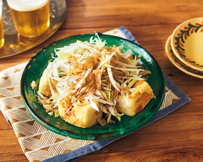 カリカリ豆腐のねぎまみれソース