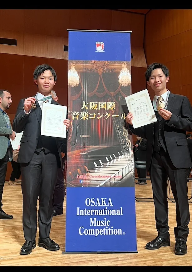 高校1年生の秋に挑んだ大阪国際音楽コンクールで初めて1位に! プロデビューや海外での演奏のきっかけになりました。