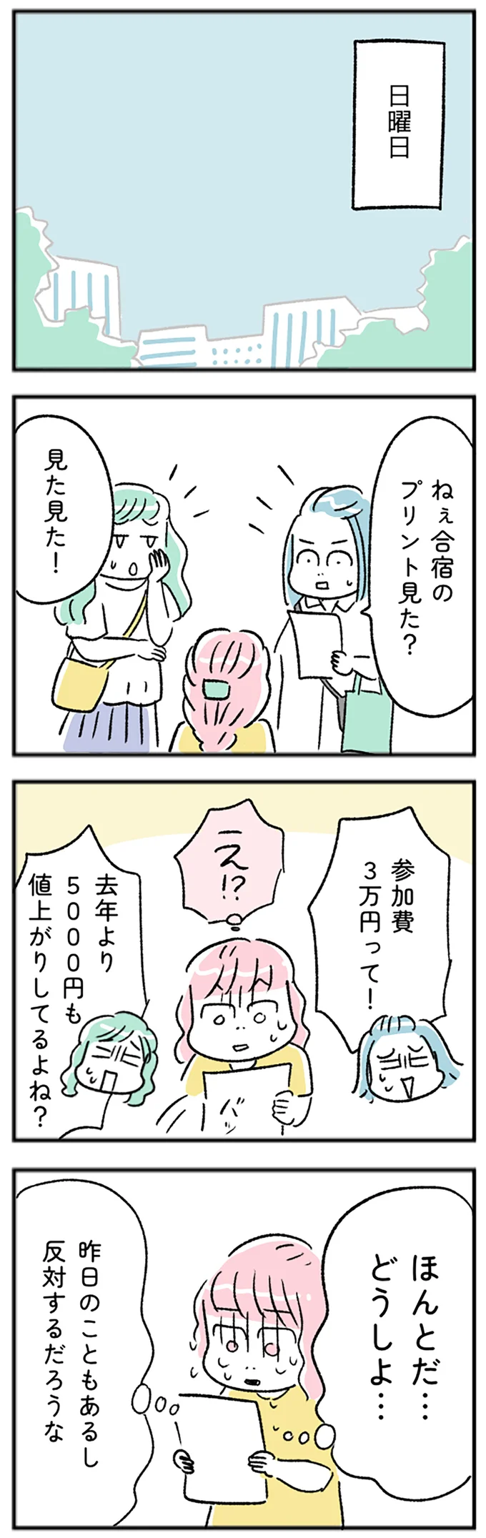 参加費3万円って！