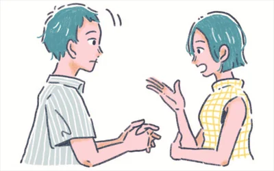 夫婦で話し合う