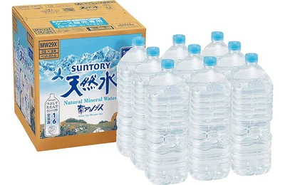 サントリー 天然水 ラベルレス 2L ×9本 南アルプス 【Amazon.co.jp限定】まとめ売り実施中