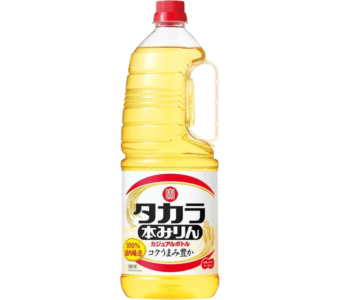 【豊かなコクとうまみ/国内醸造100%】 タカラ本みりん カジュアルボトル 取手付 ペット 味醂 1800ml
