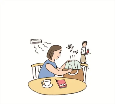 【夏冷えバテ対策】涼しいと思ったタイミングではおる
