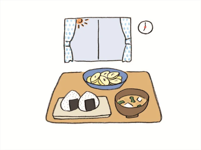 朝食にバナナをプラス