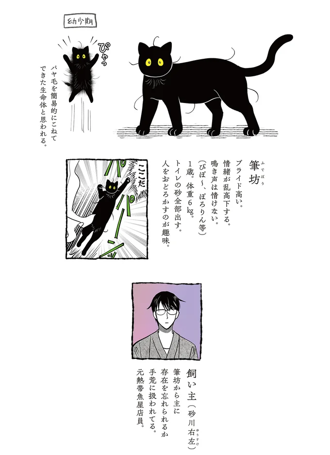 筆坊と飼い主