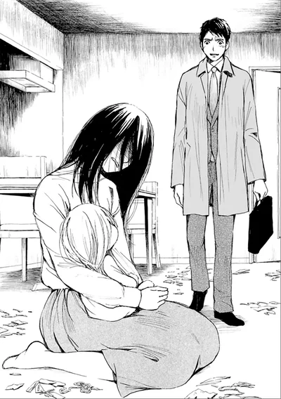 憔悴している妻