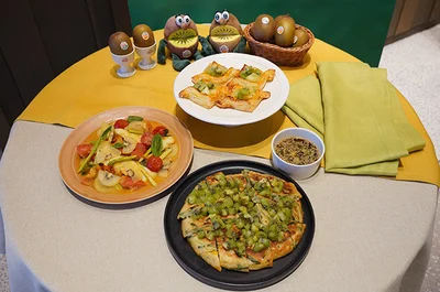 キウイを使った“ヘルパ料理”