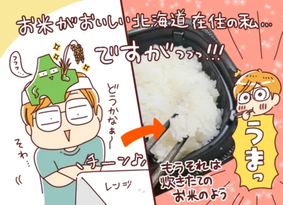 もうそれは炊き立てのお米のよう
