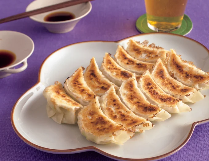 豆腐入り焼き餃子
