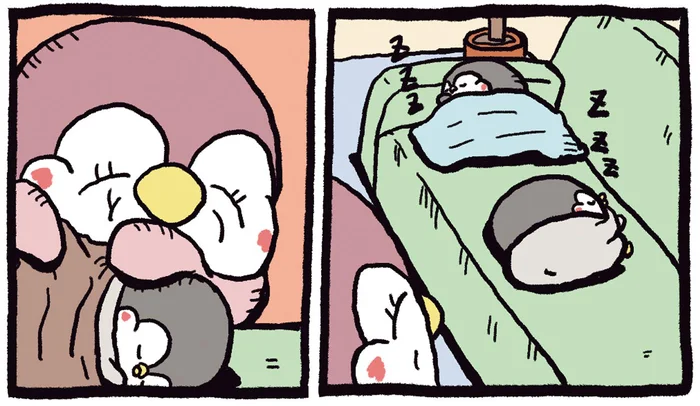 風邪ひかないでね。そっと毛布をかけて、広がる優しさの連鎖／ちゃんぺんとママぺんの平凡だけど幸せな日々2（24）