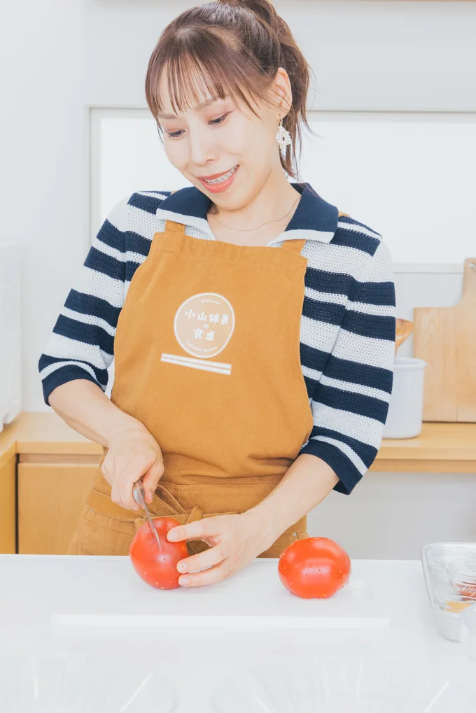 トマトは3cm角に。少し大きめがGOOD！