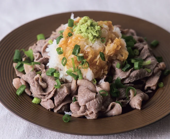 【丹羽家のおうち天才ごはん】ゆでたらタレを合わせるだけ。絶品さっぱり「牛しゃぶのおろしだれ」（7）