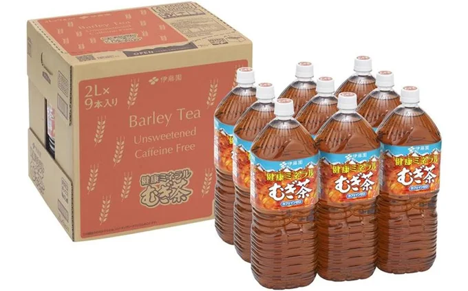 【Amazon.co.jp限定】 伊藤園 RROボックス 健康ミネラルむぎ茶 2L×9本