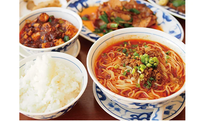 麻婆豆腐、担々麺
