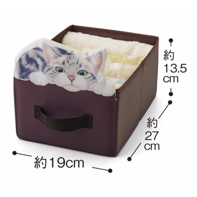 棚が猫まみれ 箱からのぞく猫を再現した収納ボックスでスッキリ ほっこり 画像2 2 レタスクラブ