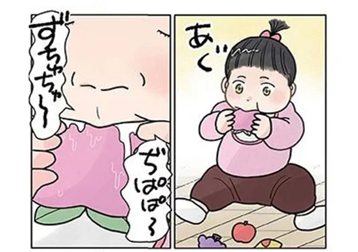 園児の「はいどうぞ」が強烈だった！ 果物のおもちゃが呼んだ悲劇／保育士でこ先生4（3）