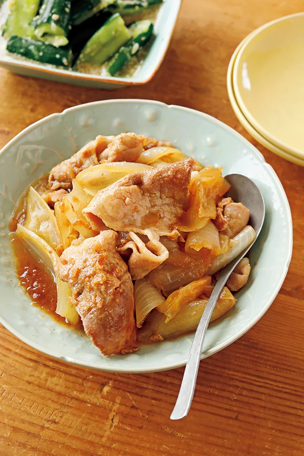 豚肉と玉ねぎの甘辛煮
