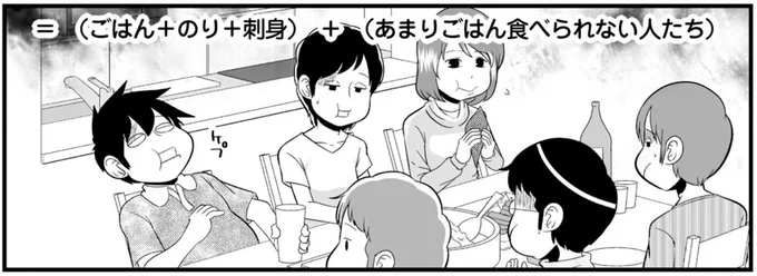 あまりごはん食べられない人たち