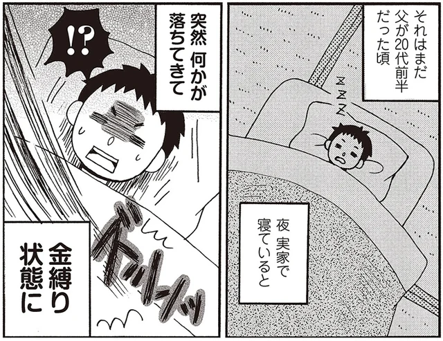 金縛りにあい、こわごわ目を開けたら亡き祖母の姿が。ぐいぐいお腹を押された理由／微霊感体質まちこ（5）