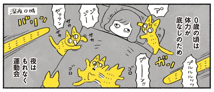体力が底なしだった子猫時代。もはや運動会状態だった夜もありました／茶トラのやっちゃん（6）